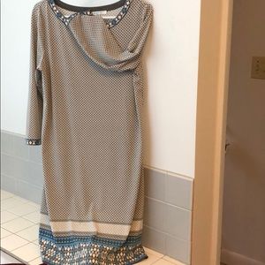 Max Studio gray/blue dress never worn
